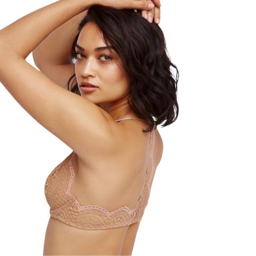 Free People Intimately Slow Dance Underwire Bra in Nude Size 32B - Picture 5 of 12